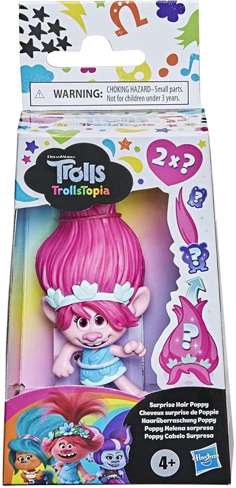 Dreamworks Trolls Trollstopia Ultimate Surprise Hair Poppy Doll New