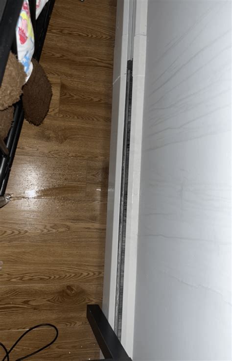 Apartment window bad leak. Told the landlord about it 1.5 months ago