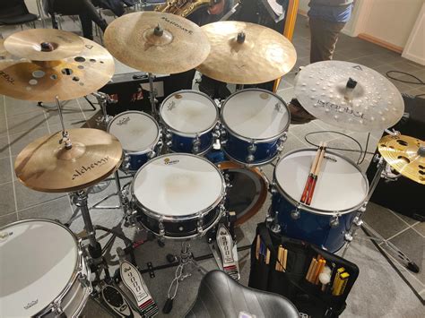 My jazz setup : r/drums