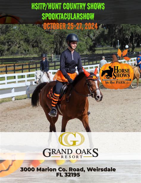 Hsitp Hunt Country Spooktacular Show October The Grand