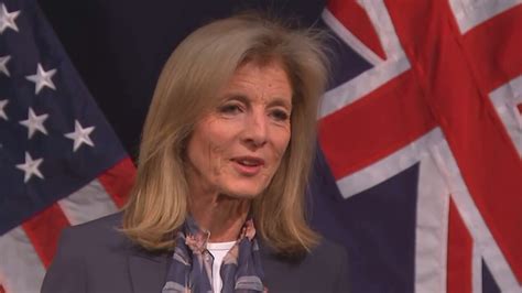 New US Ambassador To Australia Caroline Kennedy Calls Out Reporter For