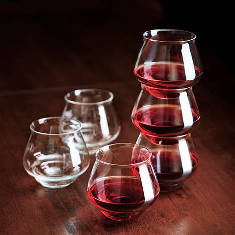 Stackable Italian Wine Glasses The Green Head