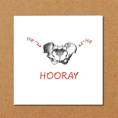 Hip Replacement Card Etsy