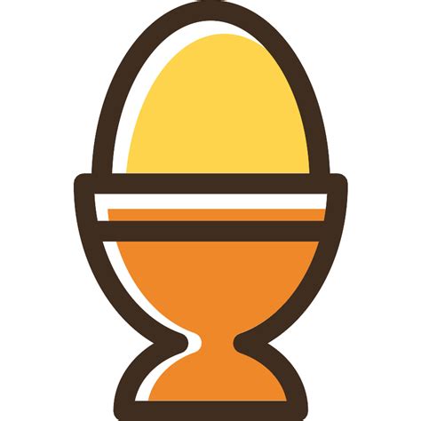 Boiled Egg Vector SVG Icon SVG Repo