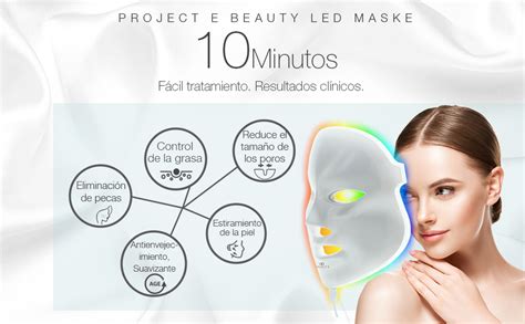 Project E Beauty Masca Fotónica De Rejuvenecimiento De La Piel Led De