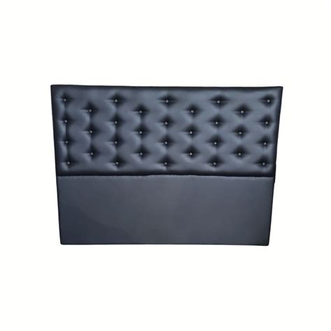 Ripley Respaldo A Piso King Negro Eco Cuero Muebles Rimar