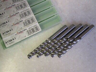 Walter Titex A1166 6 1 6 1mm A1166 Screw Machine Length Drill Bits