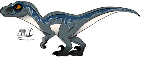 Velociraptor Blue by rainbowarmas on DeviantArt