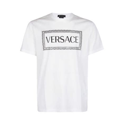 Купить Versace/ версаче мужской мода белый с короткими рукавами ...