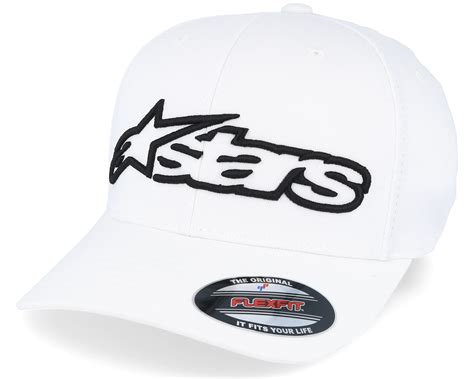 Blaze White Flexfit Alpinestars Cap Hatstoreworld