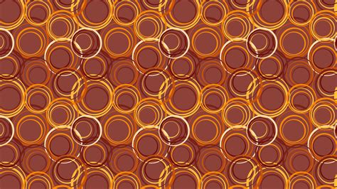 Free Dark Orange Geometric Circle Background Pattern