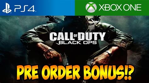 BLACK OPS REMASTERED COMING AS A PRE ORDER BONUS WITH BO5 Call Of