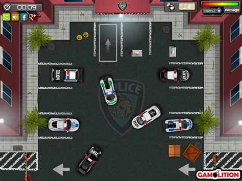 Police Station Parking - Funny Car Games