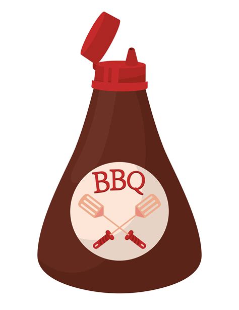 Bbq Sauce Bottle Vector Art At Vecteezy