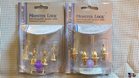 NEW Monster Lock Banana Plugs Monster TIPS NEW Interchangeable Speaker