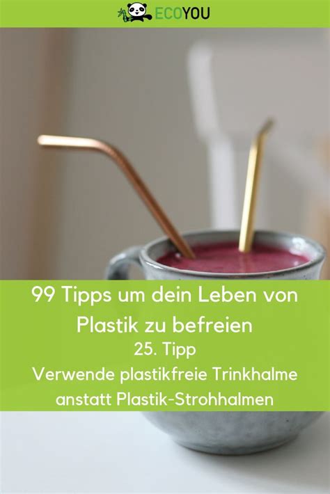 A Cup With Two Straws In It And The Words 99 Tips Um Dei Leben Vo