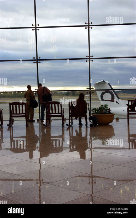 Concourse in airport Stock Photo - Alamy