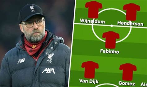 Liverpool Team News Predicted Line Up Vs Wolves Klopp Faces