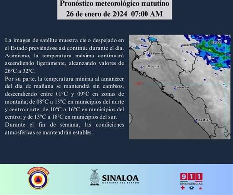 Clima Los Mochis De Enero Habr Cielo Despejado Y Clima Templado