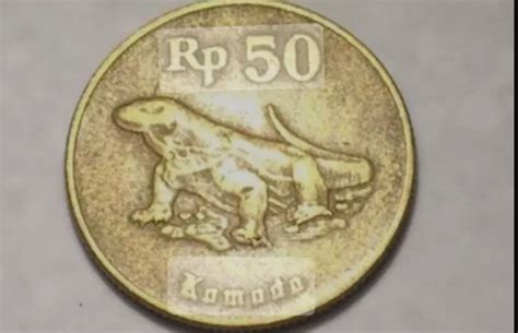 Uang Koin Rp 50 Gambar Komodo Dicari Kolektor Dengan Harga Tinggi Yang