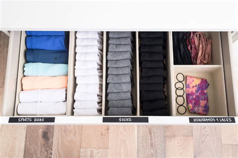 Neat Sock Drawer Home Organization How To Organize Your Closet