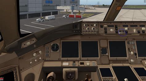 Flight Factor 777 Cockpit Replacement Textures Aircraft Skins