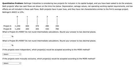 Solved Quantitative Problem Bellinger Industries Is Chegg