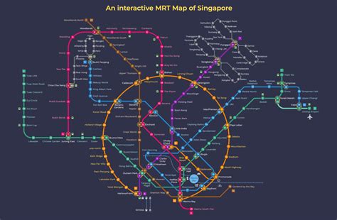 Mrt Map Singapore Sg Line Maps In All Languages