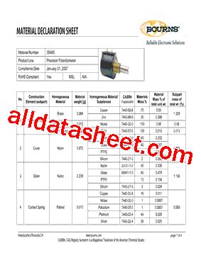 S Datasheet Pdf Bourns Electronic Solutions