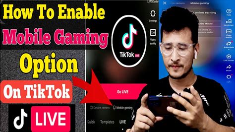 How To Enable Mobile Gaming Option On Tiktok Live How To Get Mobile