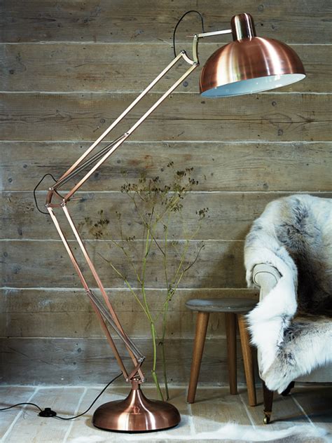 Stylish floor lamp made from iron