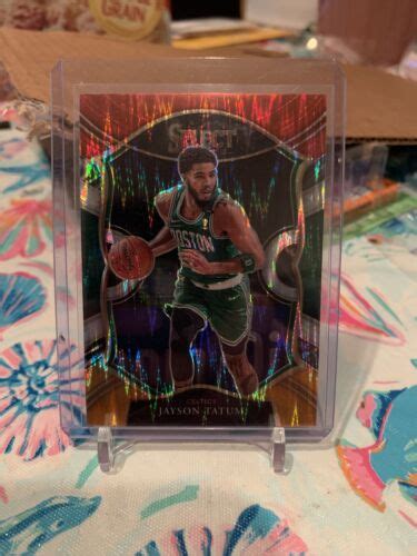 Panini Select Jayson Tatum Concourse Tri Color Prizm Parallel