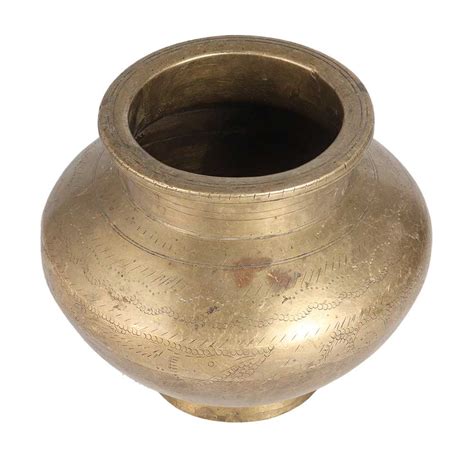 Handmade Brass Water Pot Lota for Decoration