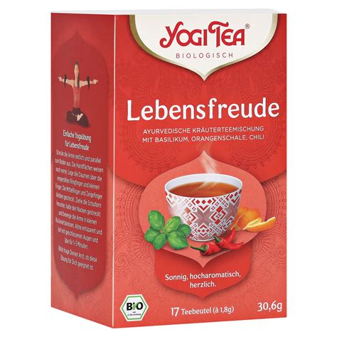 YOGI TEA Lebensfreude Bio Filterbeutel 17x1 8 Gramm Medpex