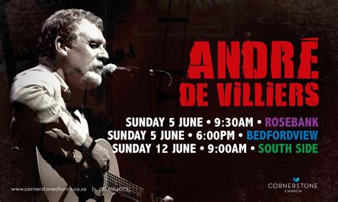 Andr De Villiers At Cornerstone In June