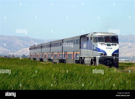 Amtrak Capitol Corridor Commuter Train Stock Photo - Alamy