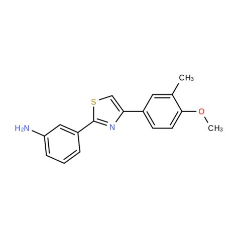 1017250 79 1 3 4 4 Methoxy 3 Methylphenyl Thiazol 2 Yl Aniline Ambeed