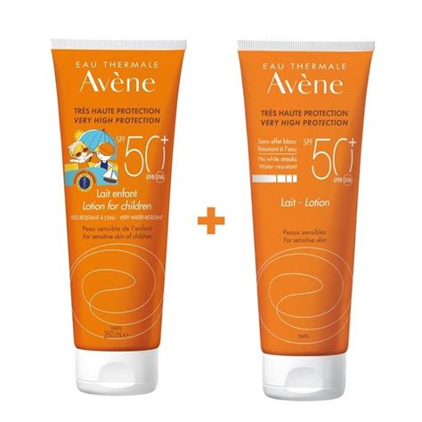 AVÈNE Leche Solar Niños SPF50 Leche Solar Adultos SPF 50 250ml