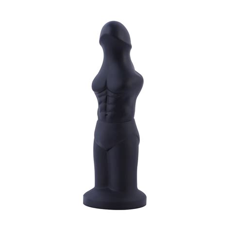 Hismith 9 3 Silicone Dildo With KlicLok System Muscular Man Shaped