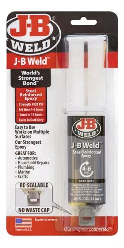 Soldadura Epóxica En Frío Jb Weld Jeringa 25 Ml Meses sin interés