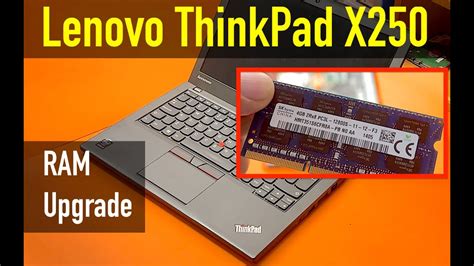 Lenovo Thinkpad X250 How To Replace Ram On Lenovo X250 Youtube