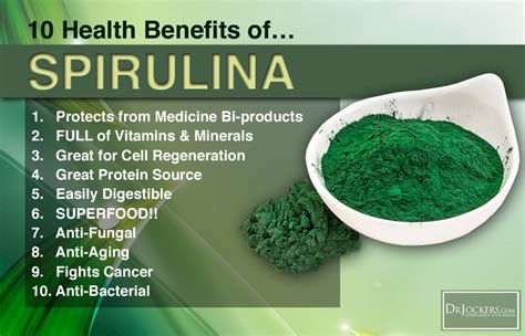 10 Health Benefits Of Spirulina