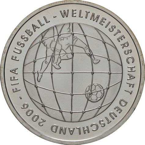 10 Euro Fußball WM Tornetz 2005 bfr Deutschland