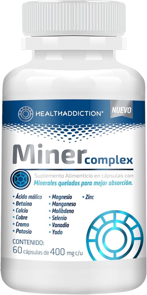 HEALTHADDICTION Miner Complex Multimineral De Minerales Quelados