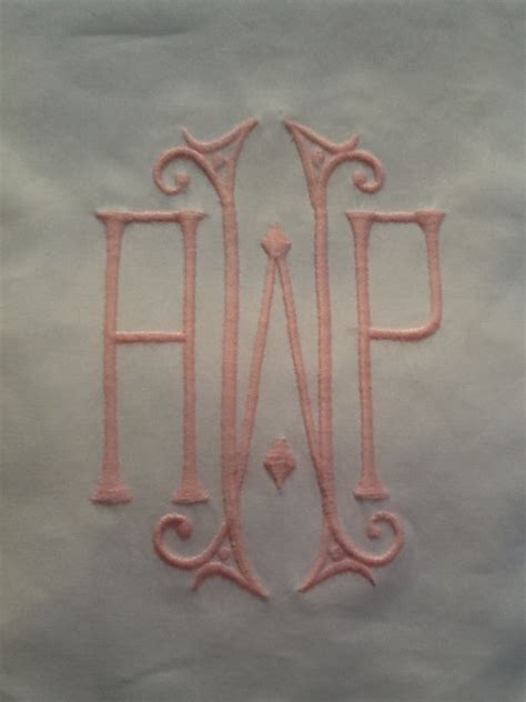 Custom Monograms | Embroidery monogram, Monogrammed linens, Applique ...