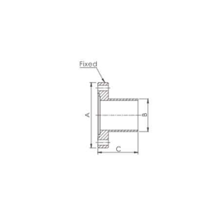 CF Half Nipple Non Rotatable DN35 Stainless Steel 304