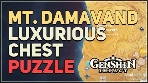 Mt Damavand Luxurious Chest Puzzle Genshin Impact Youtube