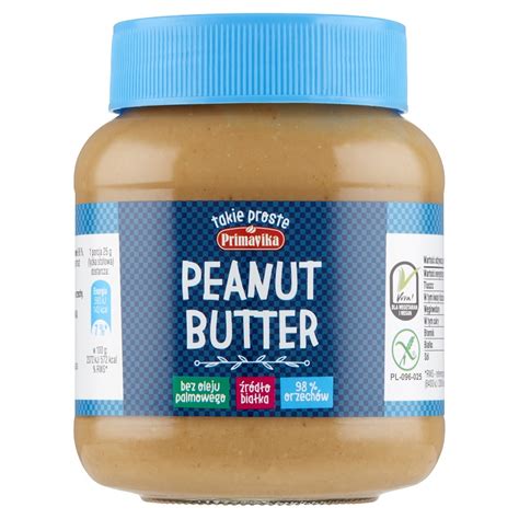 Masło Orzechowe Naturalne PEANUT BUTTER Pole Na Stole