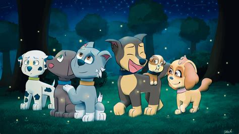 Download Paw Patrol Fanart Wallpaper