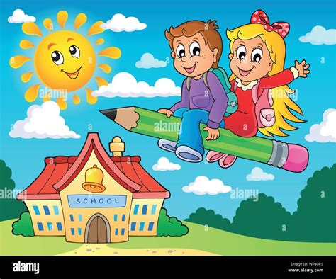 School Kids Theme Image 5 Stock Vector Image And Art Alamy